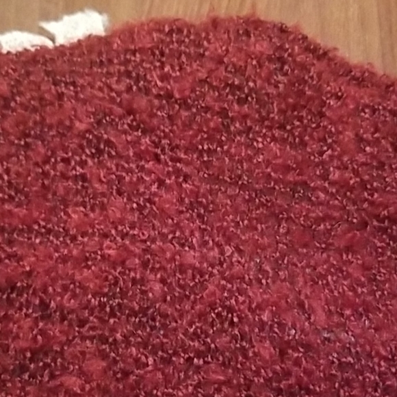 Modcloth Red Fuzzy Cardigan - Picture 7 of 9